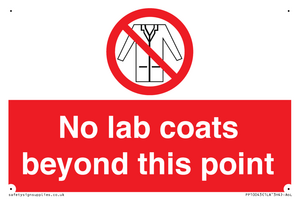 No lab coats beyond this point